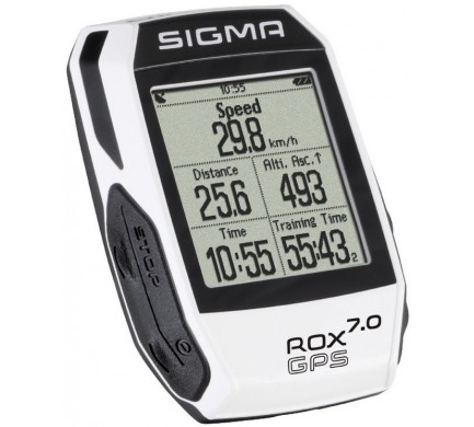 Computer SIGMA Rox 7.0 GPS, biely