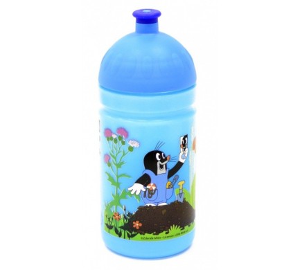 Zdravá fľaša 0,5 l Krtek modrá