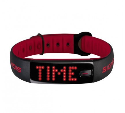 Fitness náramok SIGMA Activo čierno/červený