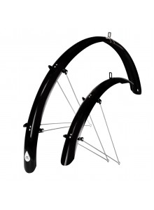 Blatníky FORCE 58 Aluflex 28" XL + V vzpěry,černé