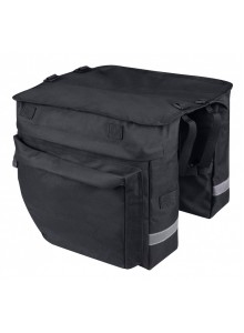 Force taška-dvojitá taška na chrbát NOEM BUD, čierna 2x18 l