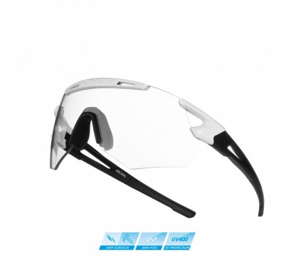 Force Okuliare ARCADE, bielo-čierne, fotochromatické šošovky