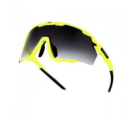 Brýle FORCE CYCLONE černo-fluo,černé přechod. sklo