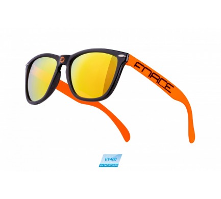 Force Čierno-oranžové okuliare REE, oranžové laserové sklo