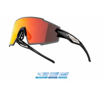 Force Okuliare MANTRA čierne, červené polarizačné sklo Force Okuliare MANTRA čierne, červené polarizačné sklo