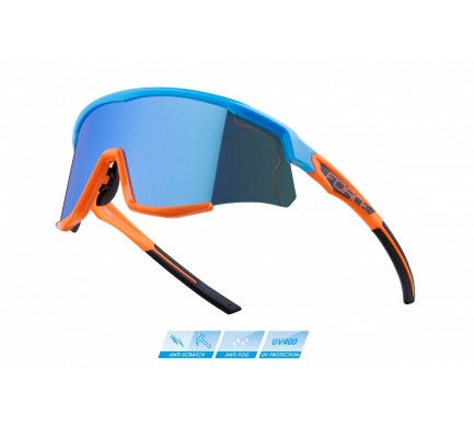 Force Okuliare SONIC modro-oranžové, modré zrkadlové sklo