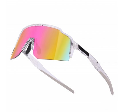 Brýle FORCE STRIVE transparentní, růžové zrc. sklo