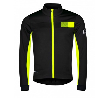 Bunda FORCE FROST softshell, čierno-fluo 3XL Bunda FORCE FROST softshell, čierno-fluo 3XL