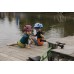 Dres FORCE KID MTB CHEERY, černo-oranžový 141-153