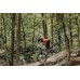 Dres FORCE KID MTB CHEERY, černo-oranžový 141-153