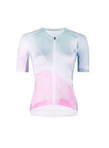Dres FORCE SPLASH LADY kr. rukáv, růžovo-modrý XXL
