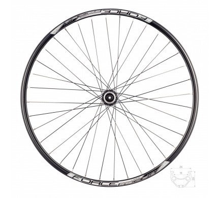 Force Zadné koleso BASIC DISC 584x19 HM3050-CL 36d