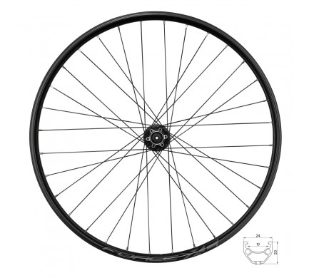 Kolo zadní FORCE XC DISC 622x19 F804343-6d 32d Kolo zadní FORCE XC DISC 622x19 F804343-6d 32d