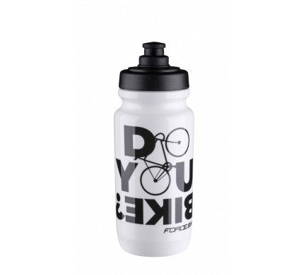 Fľaša na bicykel FORCE BIKE 500 ml biela
