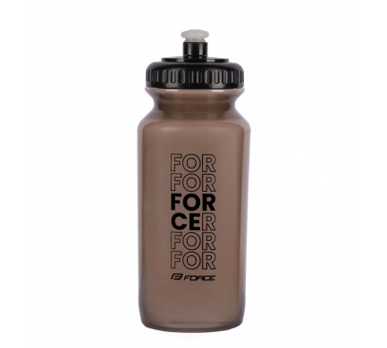 Láhev FORCE DAILY 0,5 l, transparentní černá-černá