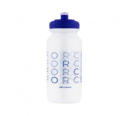 Láhev FORCE ENJOY 0,5 l, transparentní-modrá
