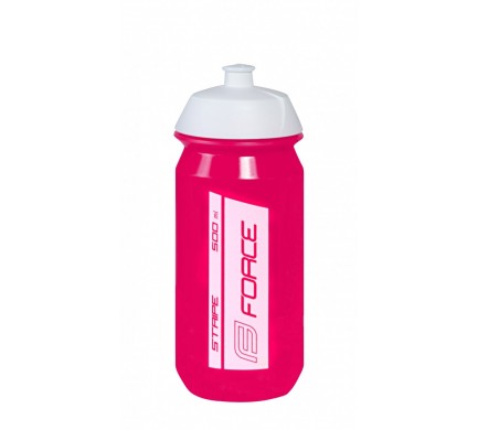 Force Fľaša STRIPE 0,5 l, ružovo-biela