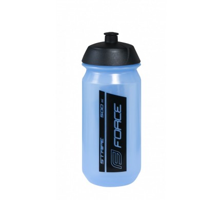 Force fľaša STRIPE 0,5 l, transparentná modro-čierna