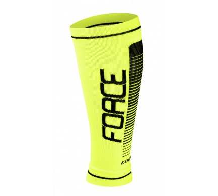 Force COMPRESS návleky na nohy, fluorescen.-čierna L-XL