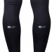 Návleky na nohy FORCE RUSH, lepené, černé XL-XXL