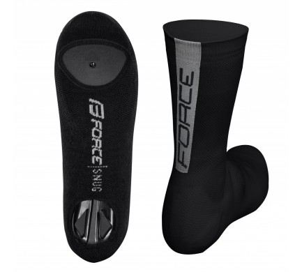 Návleky treter FORCE SNUG pletené, černé S-M/36-41