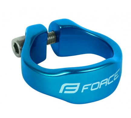 Force objímka podsedlovej tyče pre inbus 34,9mm Al, modrá