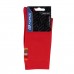 Ponožky FORCE COLOUR dlouhé, červené L-XL/42-46