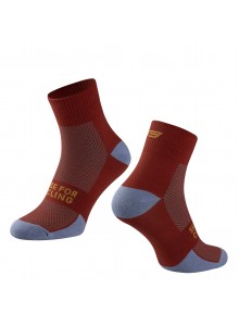 Ponožky FORCE EDGE, červeno-modré L-XL/42-46