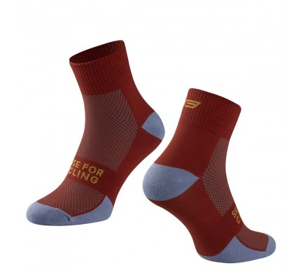 Ponožky FORCE EDGE, červeno-modré L-XL/42-46