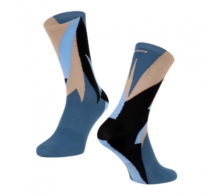 Ponožky FORCE FREERIDE, modré L-XL/42-46
