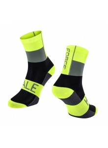 Force Ponožky HALE, fluorescen.-čierno-šedé S-M/36-41