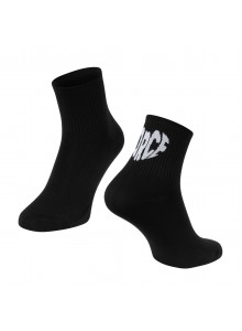 Ponožky FORCE IN HEART krátké, černé L-XL/42-46