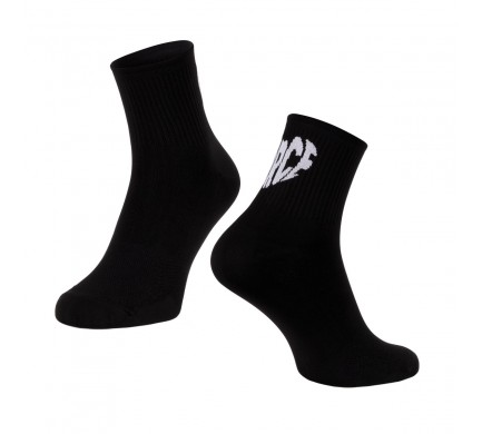 Ponožky FORCE IN HEART krátké, černé L-XL/42-46