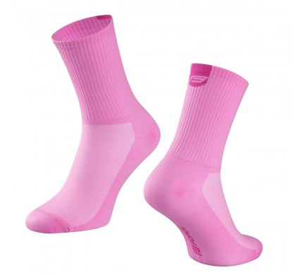 Ponožky FORCE LONGER, růžové S-M/36-41