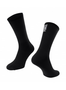 Ponožky FORCE LONGER SLIM, černé  S-M/36-41