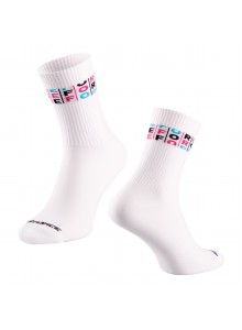 Ponožky FORCE MESA, bílé L-XL/42-46