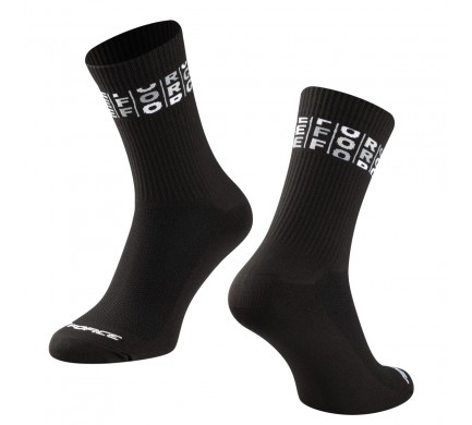 Ponožky FORCE MESA, černé S-M/36-41