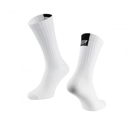 Ponožky FORCE RIBBON, bílé S-M/36-41