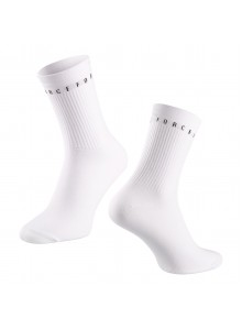 Ponožky FORCE SNAP, bílé L-XL/42-46