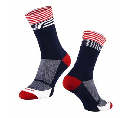 Force Ponožky STREAK, modro-červené S-M/36-41