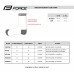 Ponožky FORCE VERDONE, černé L-XL / 43 -47
