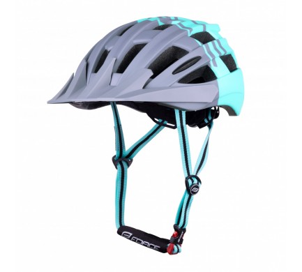 Force Prilba CORELLA MTB, sivo-tyrkysová S-M Force Prilba CORELLA MTB, sivo-tyrkysová S-M