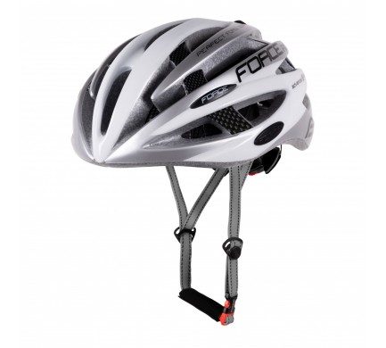 Force Prilba ROAD, bielo-sivá L - XL Force Prilba ROAD, bielo-sivá L - XL