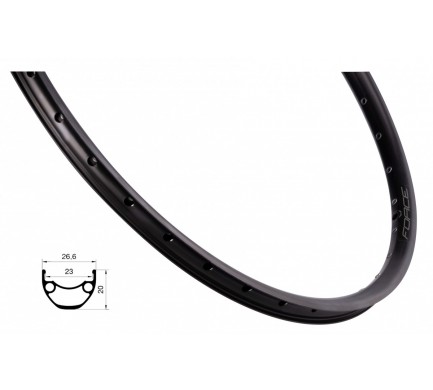 Ráfek FORCE XC DISC 559x23, 32děr, černý