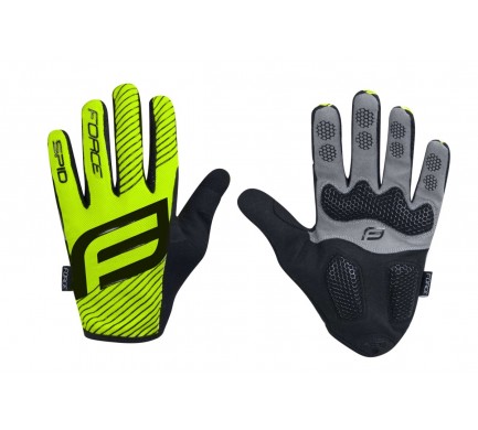 Rukavice F MTB SPID 17 letné bez zapínania, fluo L Rukavice F MTB SPID 17 letné bez zapínania, fluo L