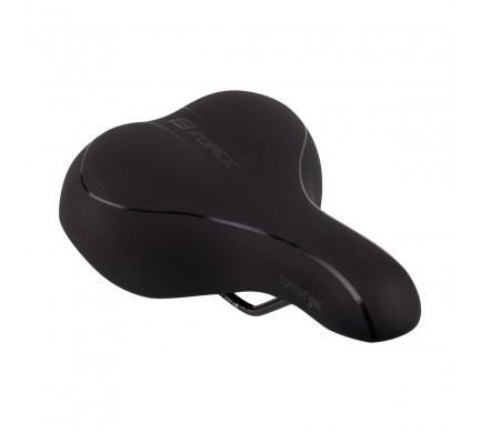 Sedlo FORCE COMFORT GEL dámské turistické, černé