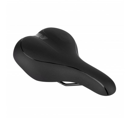 Sedlo FORCE COMFORT GEL pánské turistické, černé