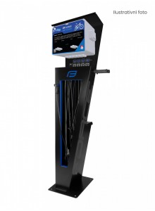 Stojan nabíjecí FORCE SOS E-BIKE, 4P-2U,1B,1Bs+1Z Stojan nabíjecí FORCE SOS E-BIKE, 4P-2U,1B,1Bs+1Z