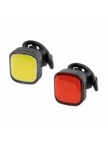 Světla sada FORCE COB 2.0 USB přední+zadní