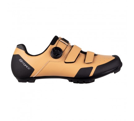 Tretry FORCE MTB REVO 2, světle hnědé 47